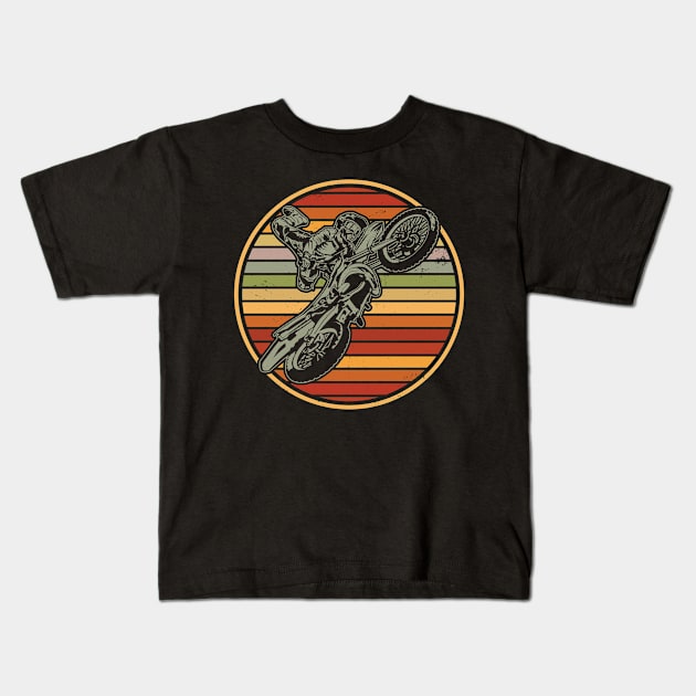 Motocross Kids T-Shirt by Outfity